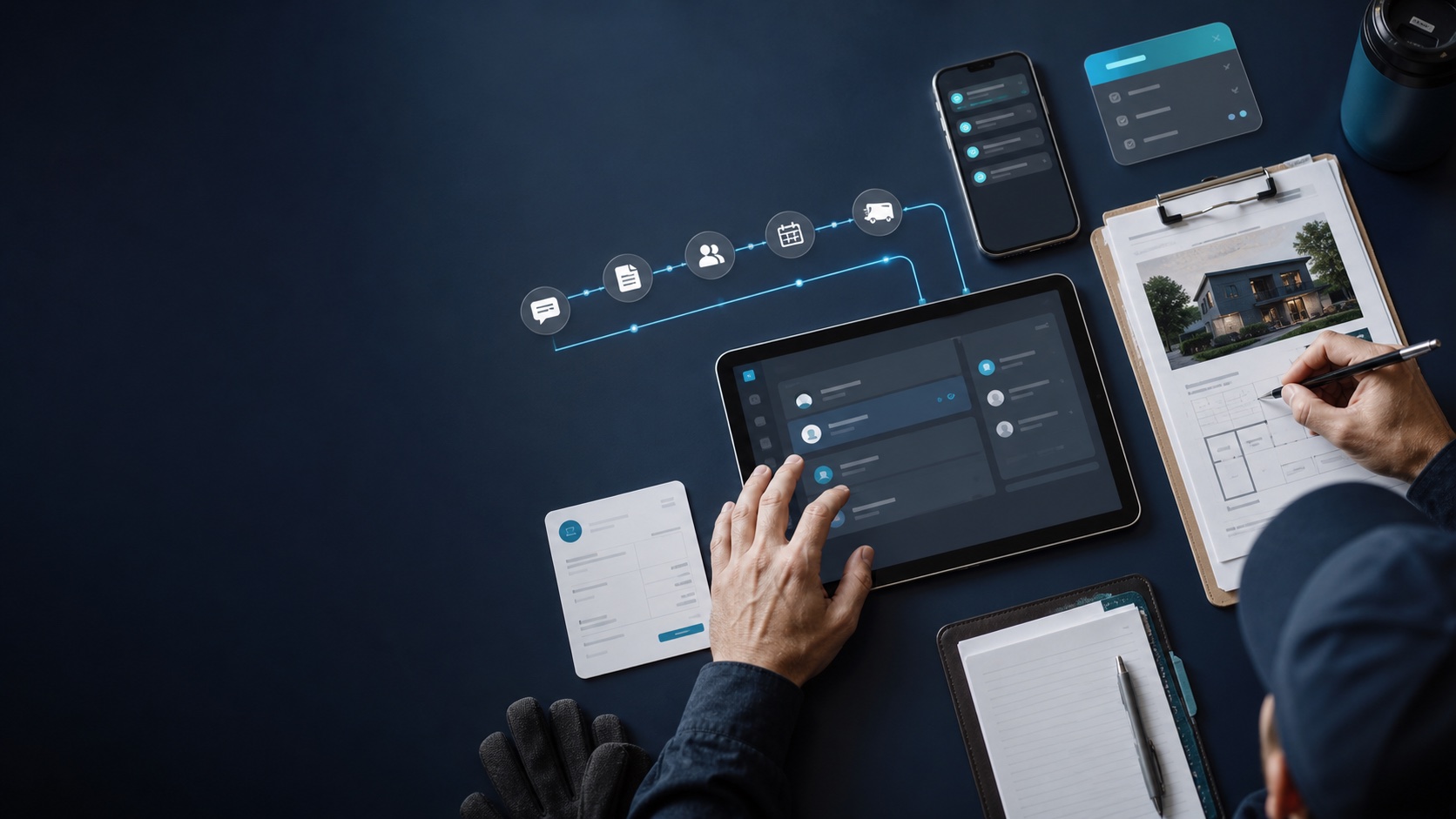 Connected digital workflow for practical skills and opportunity.
